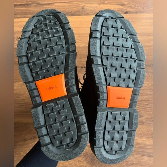 NWOT Swims Barry Brogue High Boots Brown men’s Size US 9 rain boots - Picture 8 of 14